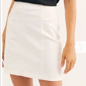 Free People off White Modern Femme skirt